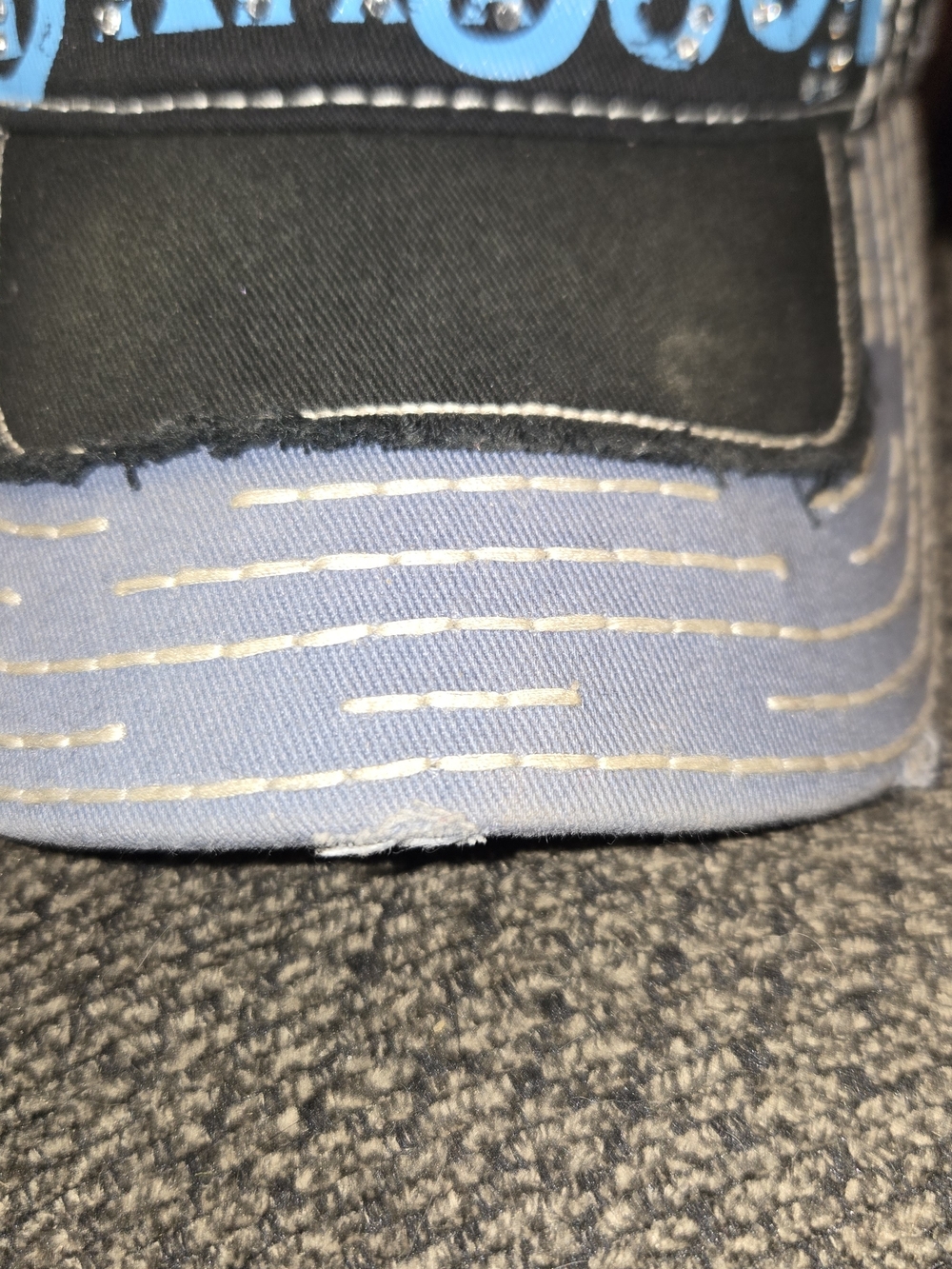 Harley Davidson Dad Hat Cap Strap Back Bahamas Distressed Frayed Worn Adult - Picture 4 of 7